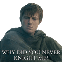 A Knight Of The Seven Kingdoms Question Sticker by Game of Thrones