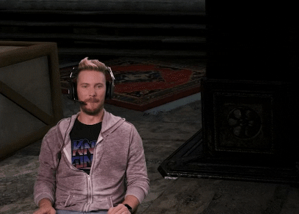 RETROREPLAY giphyupload nervous tense troy baker GIF