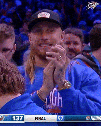 Whats Up Smile GIF by OKC Thunder