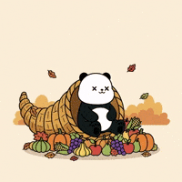 Autumn Leaves Thanksgiving GIF by Kanpai Pandas