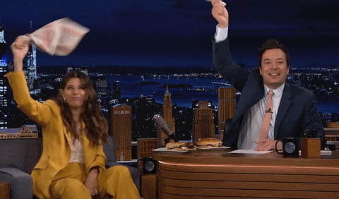 Wave Towel GIF by The Tonight Show Starring Jimmy Fallon