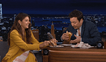 Sandwich Eating GIF by The Tonight Show Starring Jimmy Fallon