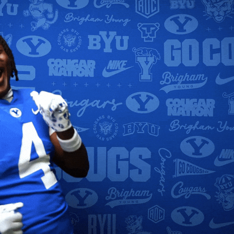 College Football Go Cougs GIF by BYU Cougars