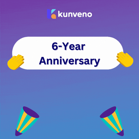 Six Years Congratulations GIF by Kunveno