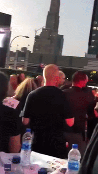Conor McGregor and Machine Gun Kelly Fight on Red Carpet at MTV VMAs in Brooklyn