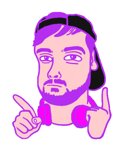 Party Dj Sticker by Cosas Chotas