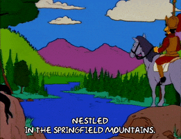 Season 3 River GIF by The Simpsons