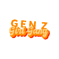 GenZGirlGang community ggg sisterhood gen z Sticker