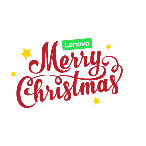 Merry Christmas Sticker by Lenovo Indonesia