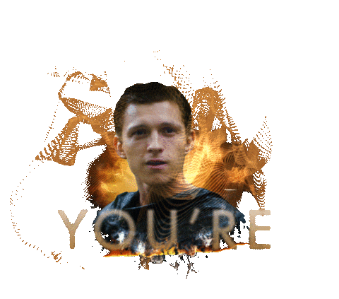 Tom Holland Spiderman Sticker by Chaos Walking