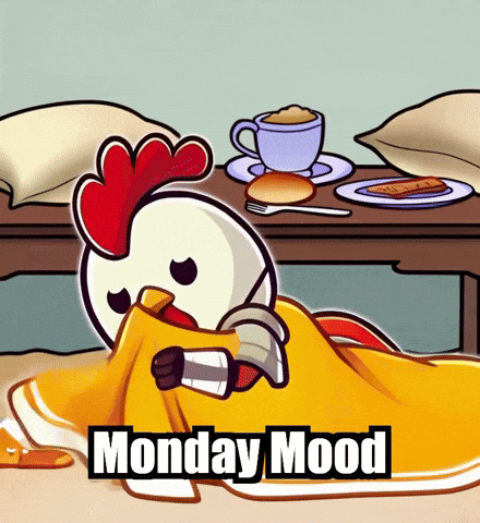 Monday Mood Bedhead GIF by Zorooster