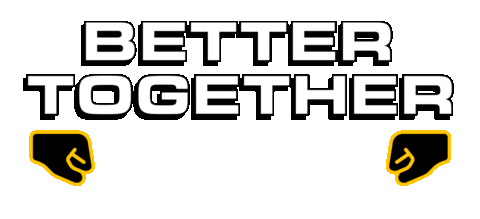 Better Together Team Sticker by Hunger Corp.