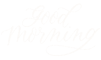 Morning Calligraphy Sticker