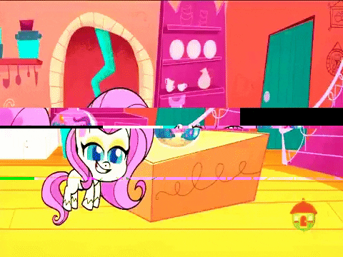 InflationVideoTV giphygifmaker inflation fluttershy ponylife GIF