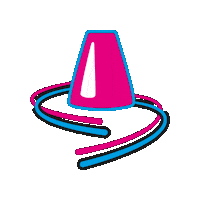 Freestyle Slalom Sticker by levelupescuela