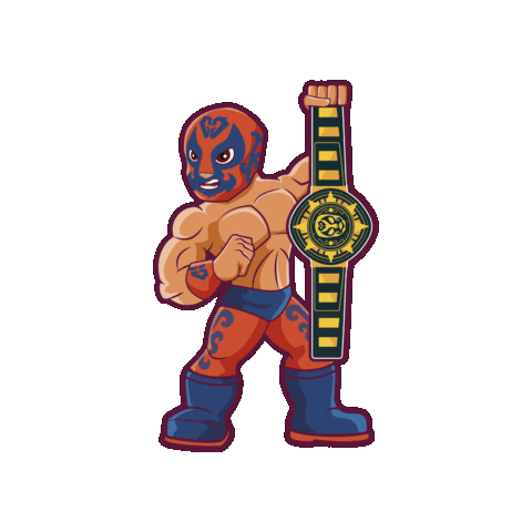 Lucha Libre Wwe Sticker by Guerrero Maya