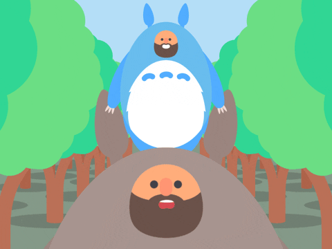 totoro GIF by James Curran