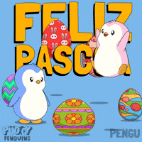 Easter Eggs Penguin GIF by Pudgy Penguins