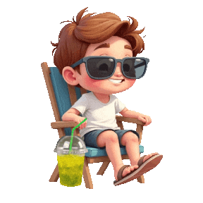 Summer Beach Sticker
