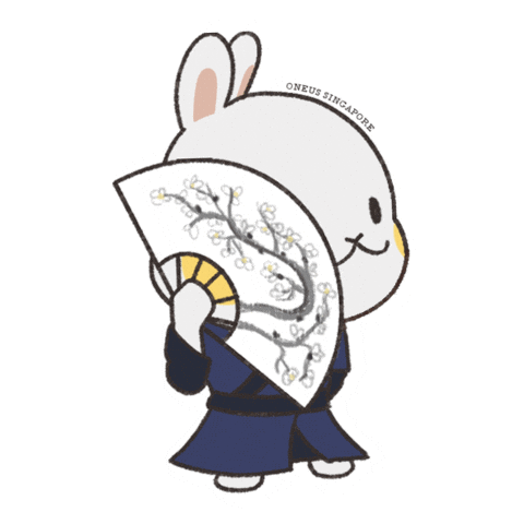 Rabbit Korea Sticker