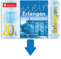 meinErlangen erlangen cge city-gutschein city-gutschein erlangen Sticker