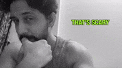 Scared Biting Nails GIF by Digital Pratik