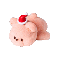 Christmas Bear Sticker by Cafe Knotted