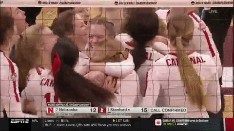 ncaasports giphyupload ncaa volleyball stanford GIF