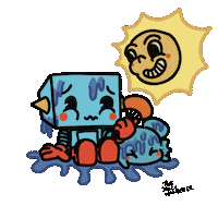 Summer Perry Sticker by The Space Wanderer