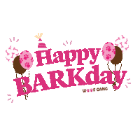 Birthday Bark Sticker by Woof Gang Bakery & Grooming