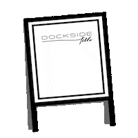 Dockside Docksidetitle Sticker by bluemarlinRE