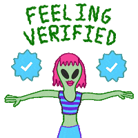 Happy Area 51 Sticker by Holler Studios