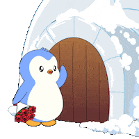 I Love You Heart Sticker by Pudgy Penguins