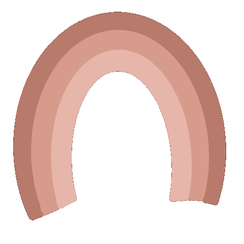 Pink Rainbow Sticker