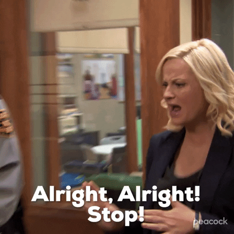 Stop It Season 3 GIF by Parks and Recreation