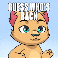 Guess Whos Back Smiling GIF by Kabu