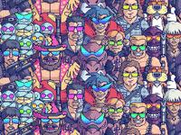 pixels GIF by Paul Robertson