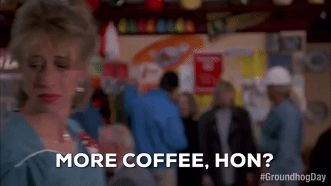 Coffee Diner GIF by Groundhog Day