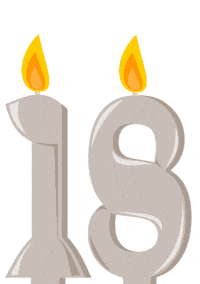 Birthday Flickering GIF