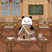 Merry Christmas Candy GIF by Kanpai Pandas