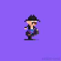 Black Hat Pixel GIF by BasedMinis