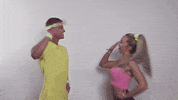MYSLVienne happy dance excited fitness GIF