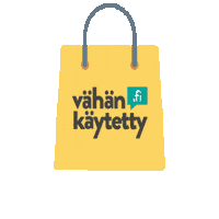 Kirppis Sticker by Vähänkäytetty.fi