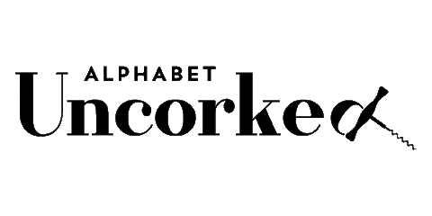 Alphabet Uncorked Sticker by The Alphabet Gift Shop