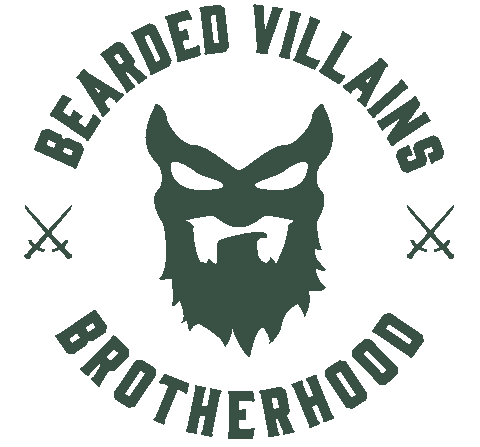 Beard Villain Sticker by BEARDED VILLAINS