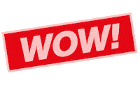 designplus_agency wow graphicdesign stuttgart 0711 Sticker