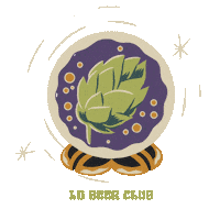 Crystal Ball Beer Sticker by Lazy Dog Restaurant & Bar