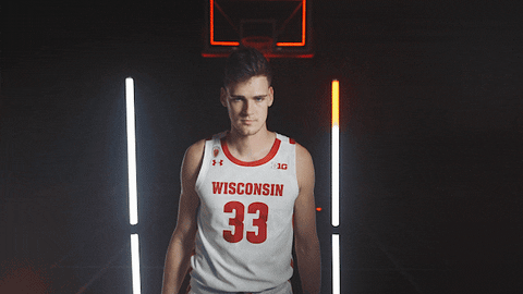 College Basketball Chris GIF by Wisconsin Badgers
