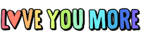 happy love you Sticker by COREY PAIGE DESIGNS
