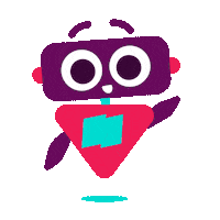 Robot Yomi Sticker by YoMeAnimoyVos